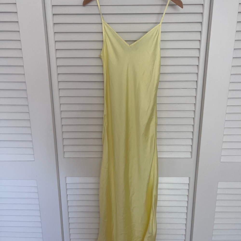 Yellow Slip Dress